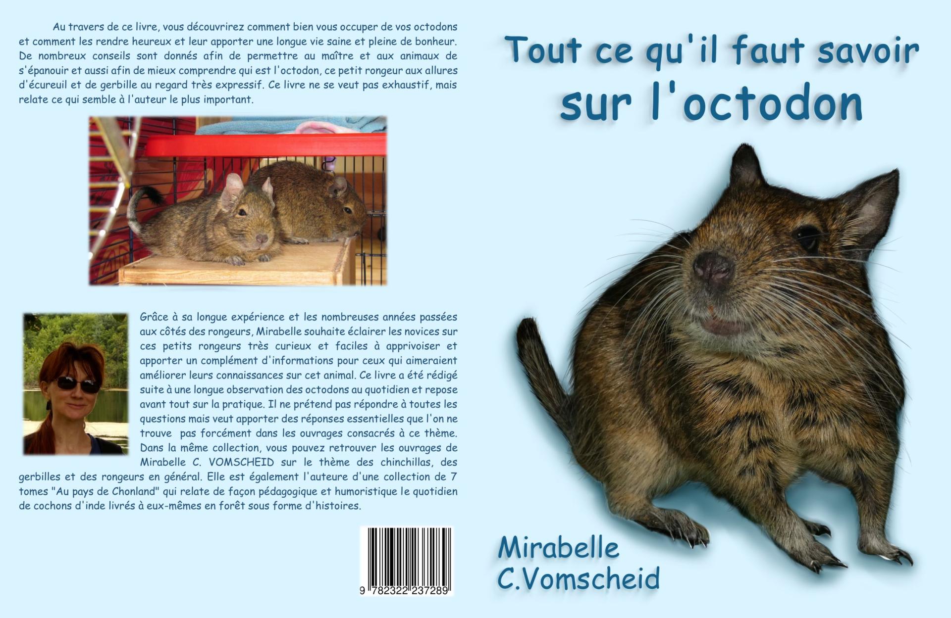 Couverture livre sur les octodons maman